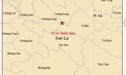 Hai trận động đất li&ecirc;n tiếp vừa xảy ra tại tỉnh Sơn La