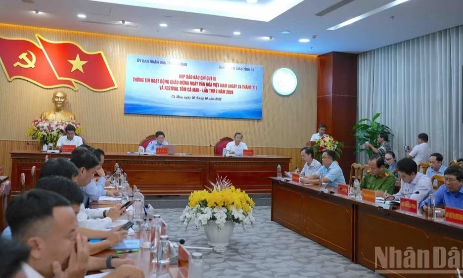 C&agrave; Mau c&ocirc;ng bố chuỗi sự kiện văn h&oacute;a, kinh tế trong cao điểm th&aacute;ng 11/2026