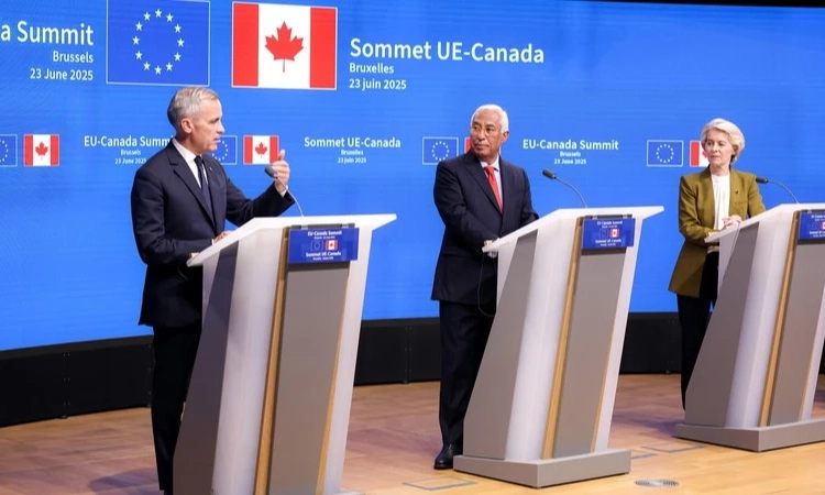 Canada v&agrave; EU th&uacute;c đẩy x&acirc;y dựng quan hệ đối t&aacute;c chiến lược s&acirc;u rộng hơn