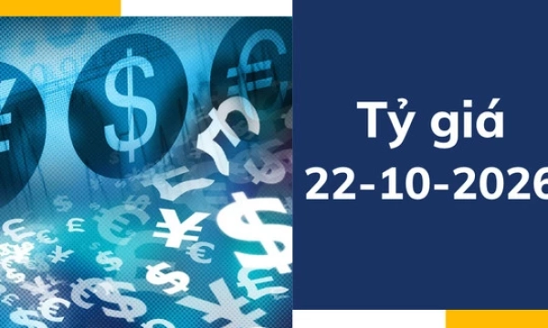 Tỷ gi&aacute; ng&agrave;y 22-10: USD tiếp tục suy yếu