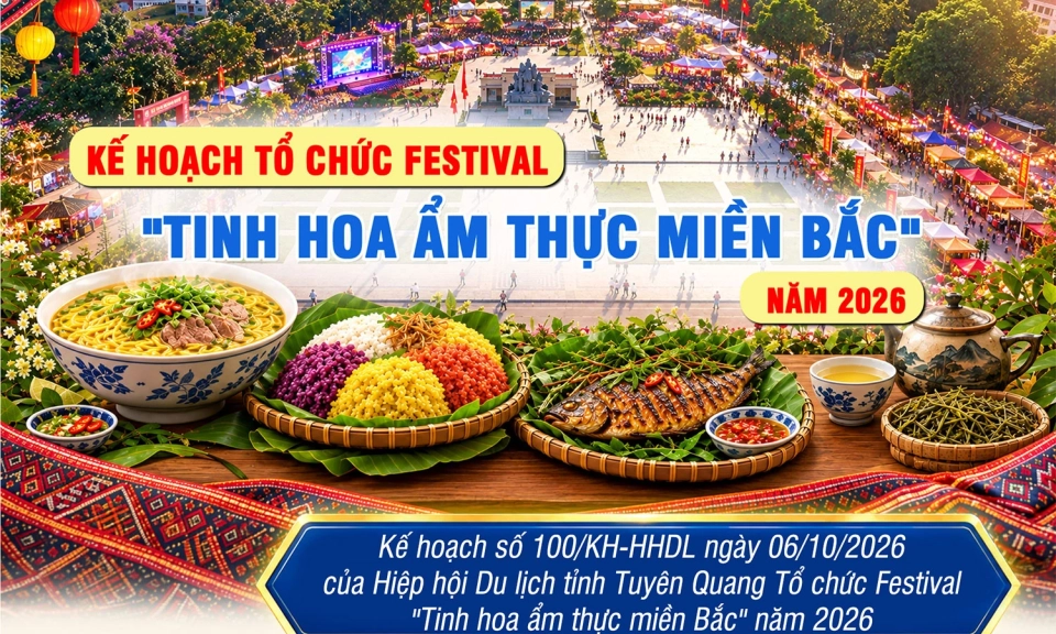 Kế hoạch tổ chức Festival "Tinh hoa ẩm thực miền Bắc" năm 2026